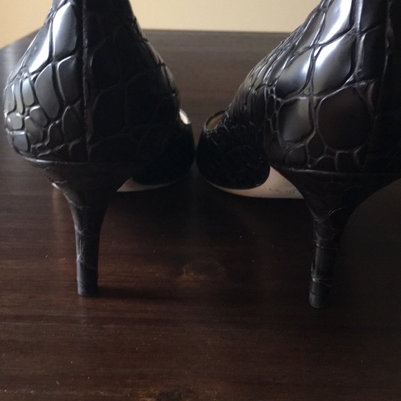 Jimmy Choo brown brown croc pattern heels - Picture 4 of 6